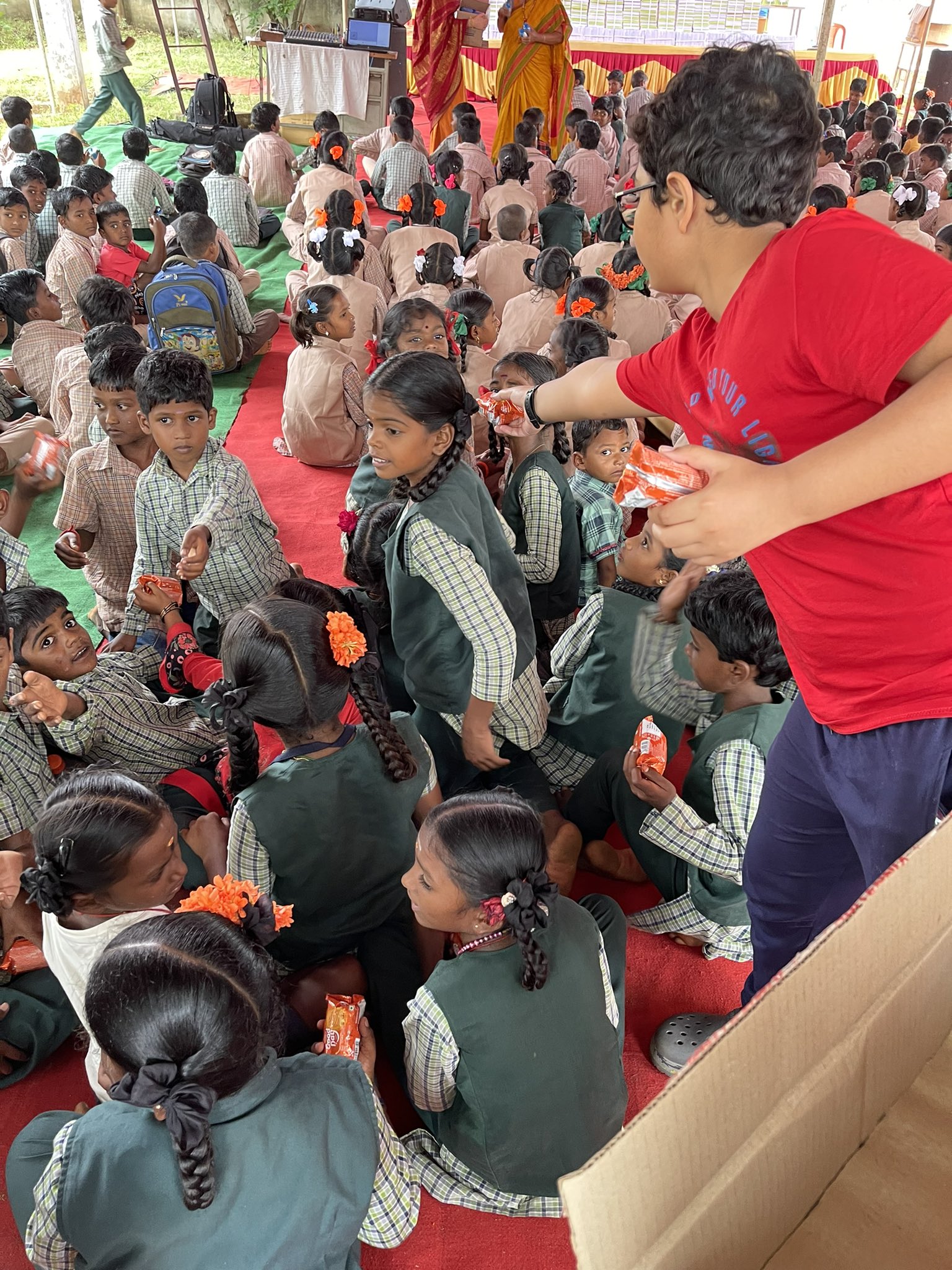 Book Distribution Drive Held in Remote Village of Tamil Nadu - Thumbnail 4