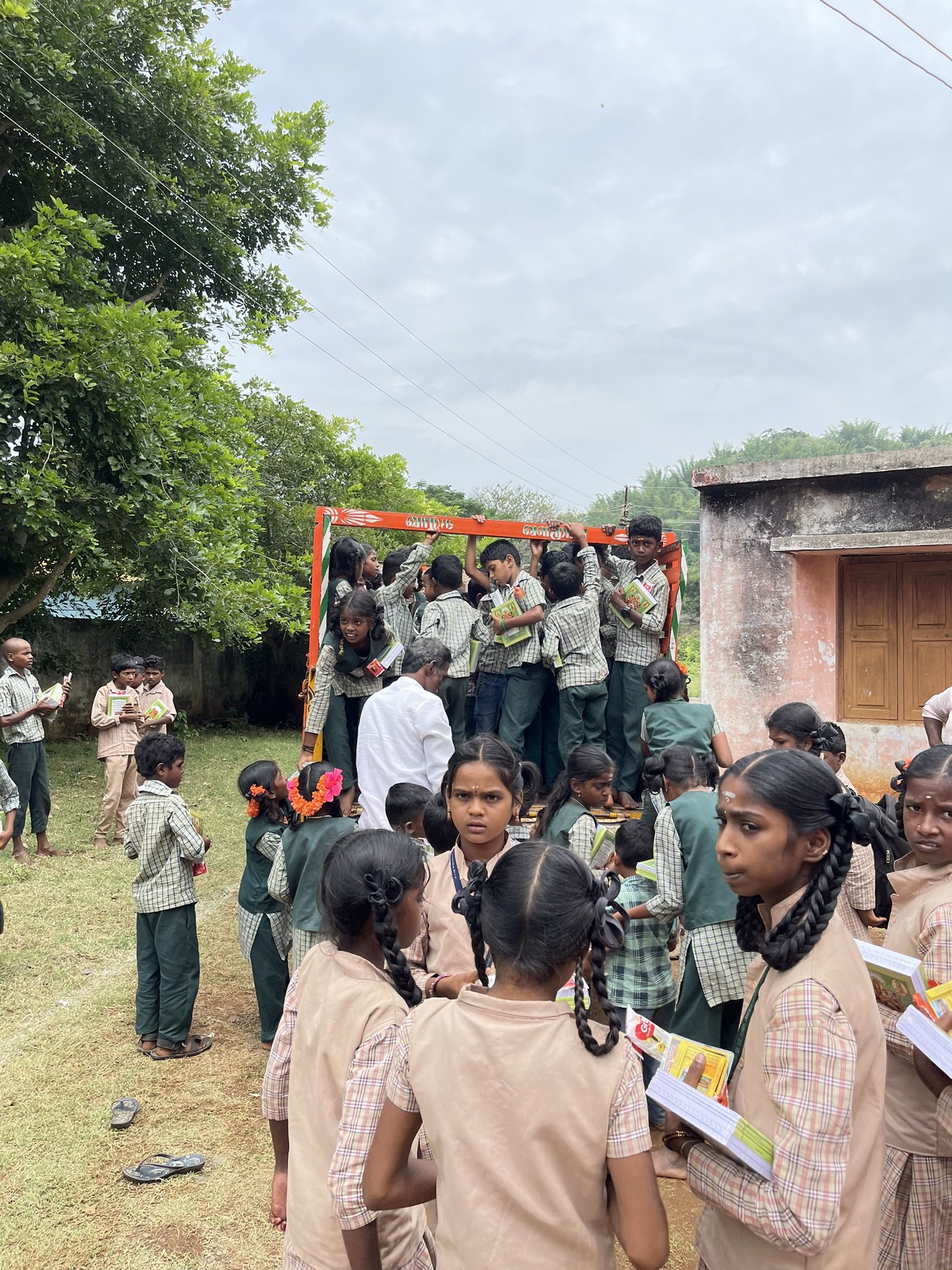 Book Distribution Drive Held in Remote Village of Tamil Nadu